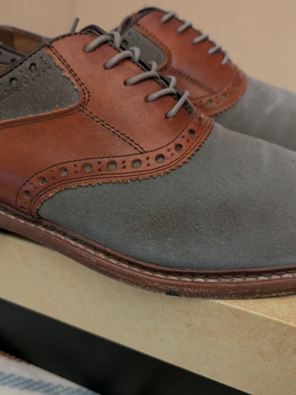 JOHNSTON & MURPHY Mens Oxford Shoes 9.5